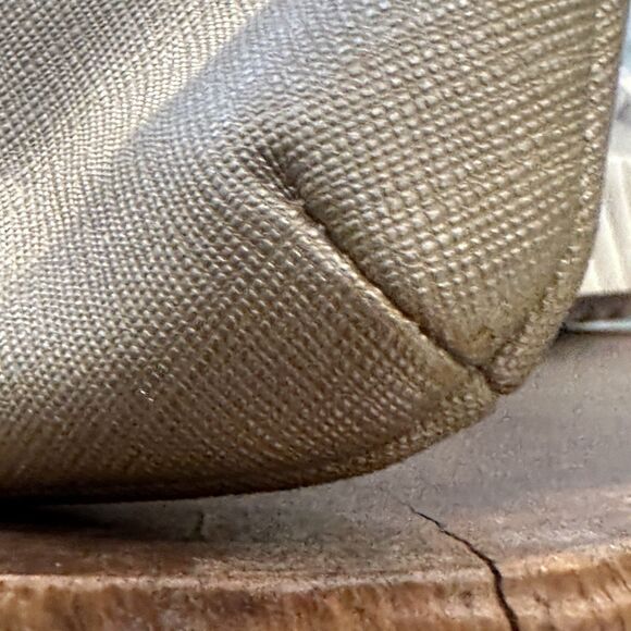 COACH Darcy Bow East West Crossbody Black Handbag 9 x 6 x 1 Metallic Pewter - Picture 6 of 12